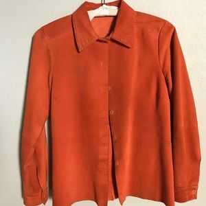 Suede Orange Jacket